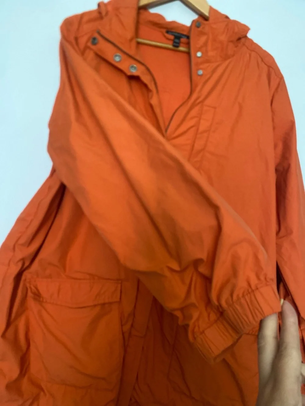Eileen Fisher XL Anorak Hooded Jacket - Picture 8 of 15